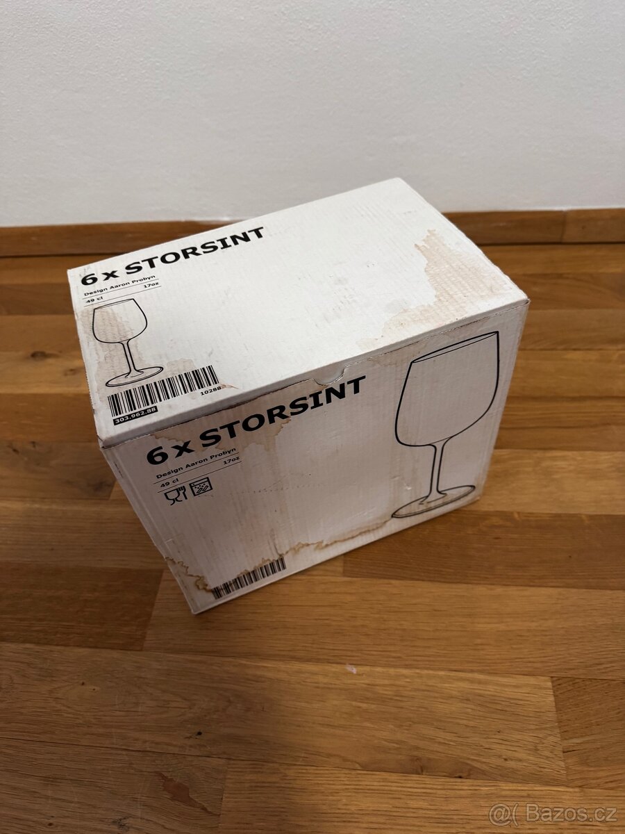 Skleničky ikea na víno