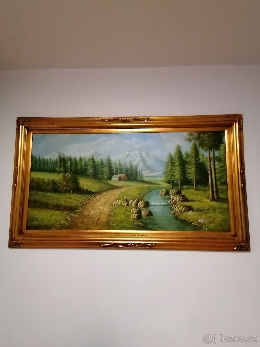 Obraz v rámu 140x79