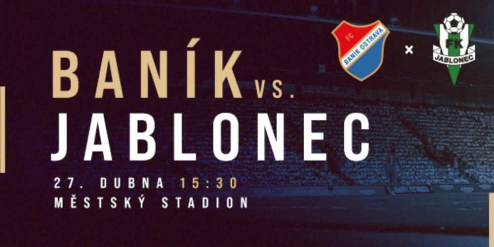 2x VIP Baník - Jablonec 27.4. od 15:30