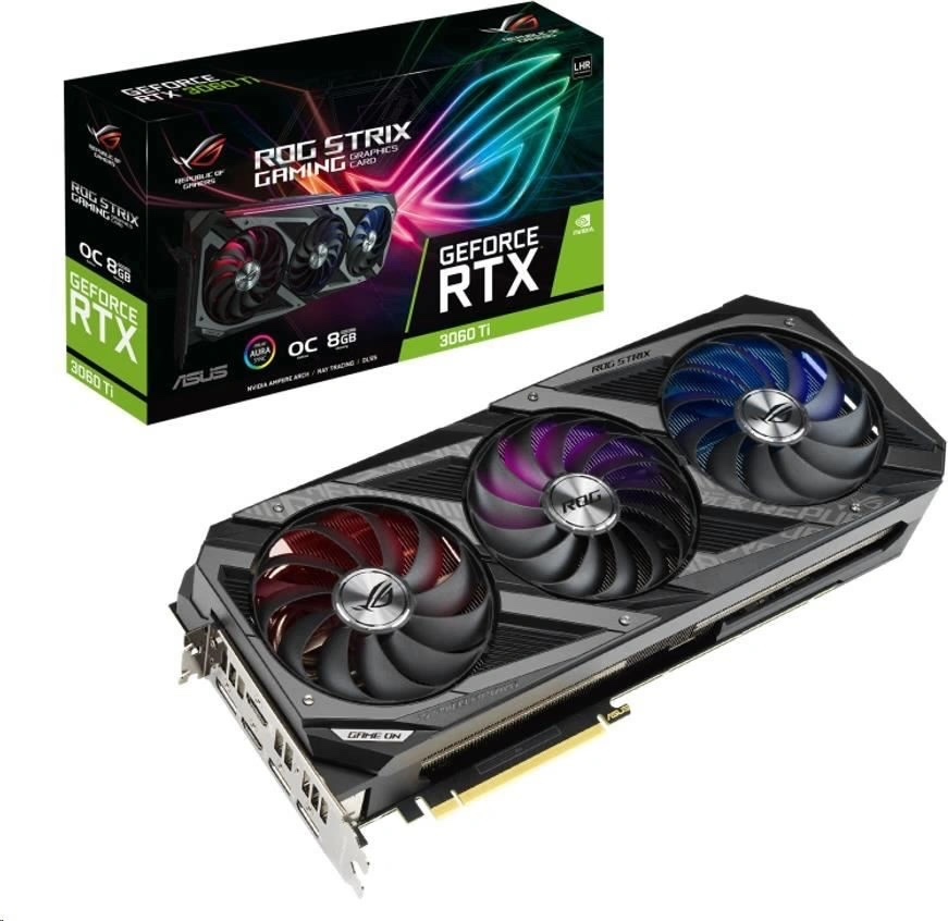 RTX 3060 TI ASUS ROG STRIX 8GB