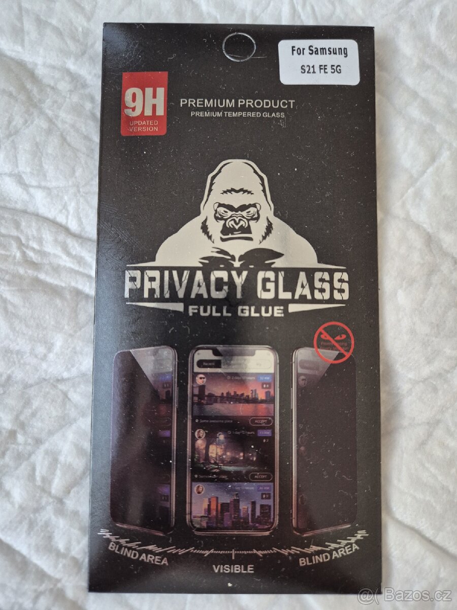 Privacy glass - Tvrzene sklo 9H pro Samsung FE 5G