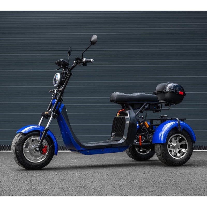 Elektrická tříkolka Leramotors C5, modrá