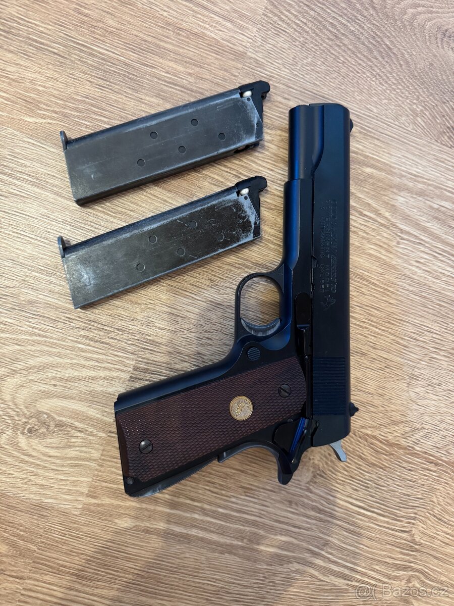 Colt M1911A1 Tokyo Marui GBB – TOP STAV + 2 zásobníky + kuli