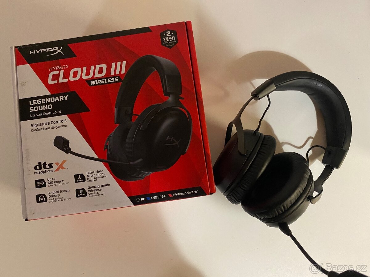 Headset HyperX Cloud III Wireless