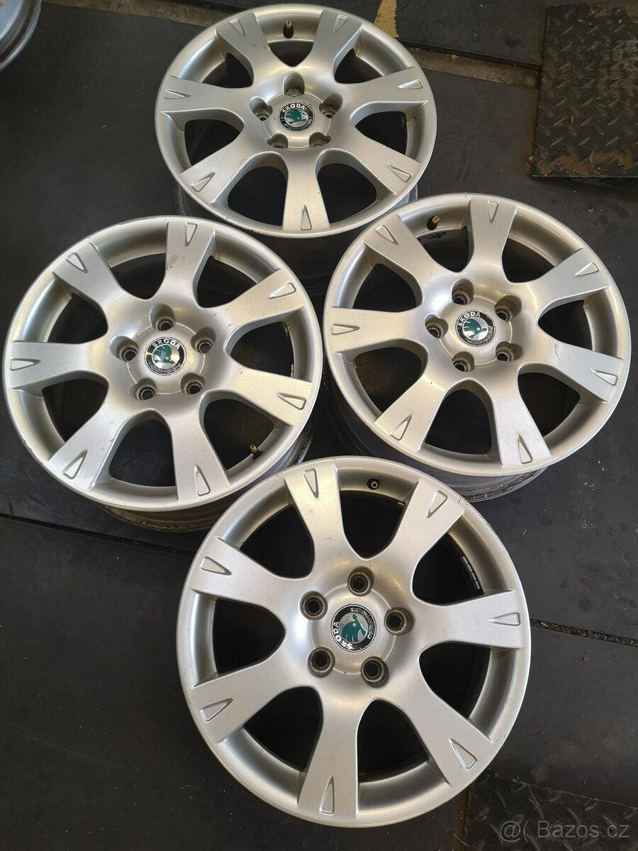 Alu kola 5x112 r16 Škoda