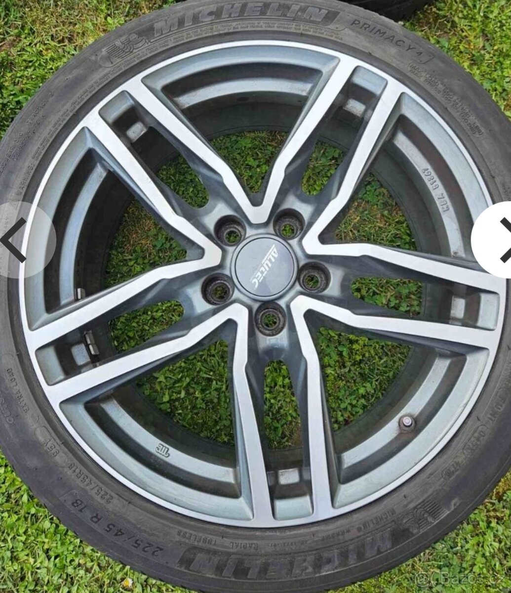 Prodám krásné obuté elektrony 5X112 r18