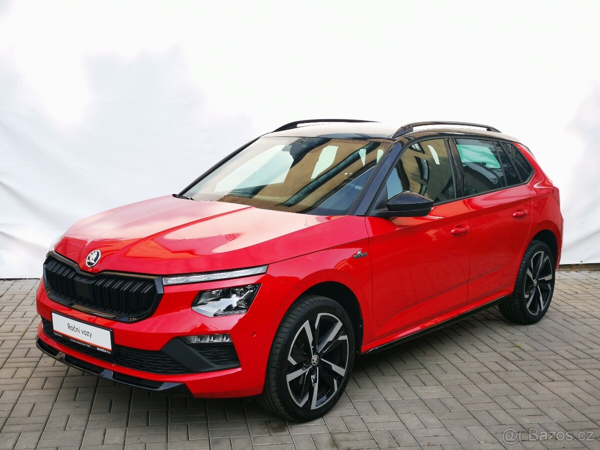 ŠKODA Kamiq Monte Carlo Facelift 1.5TSI 110kW Manuál ZÁRUKA