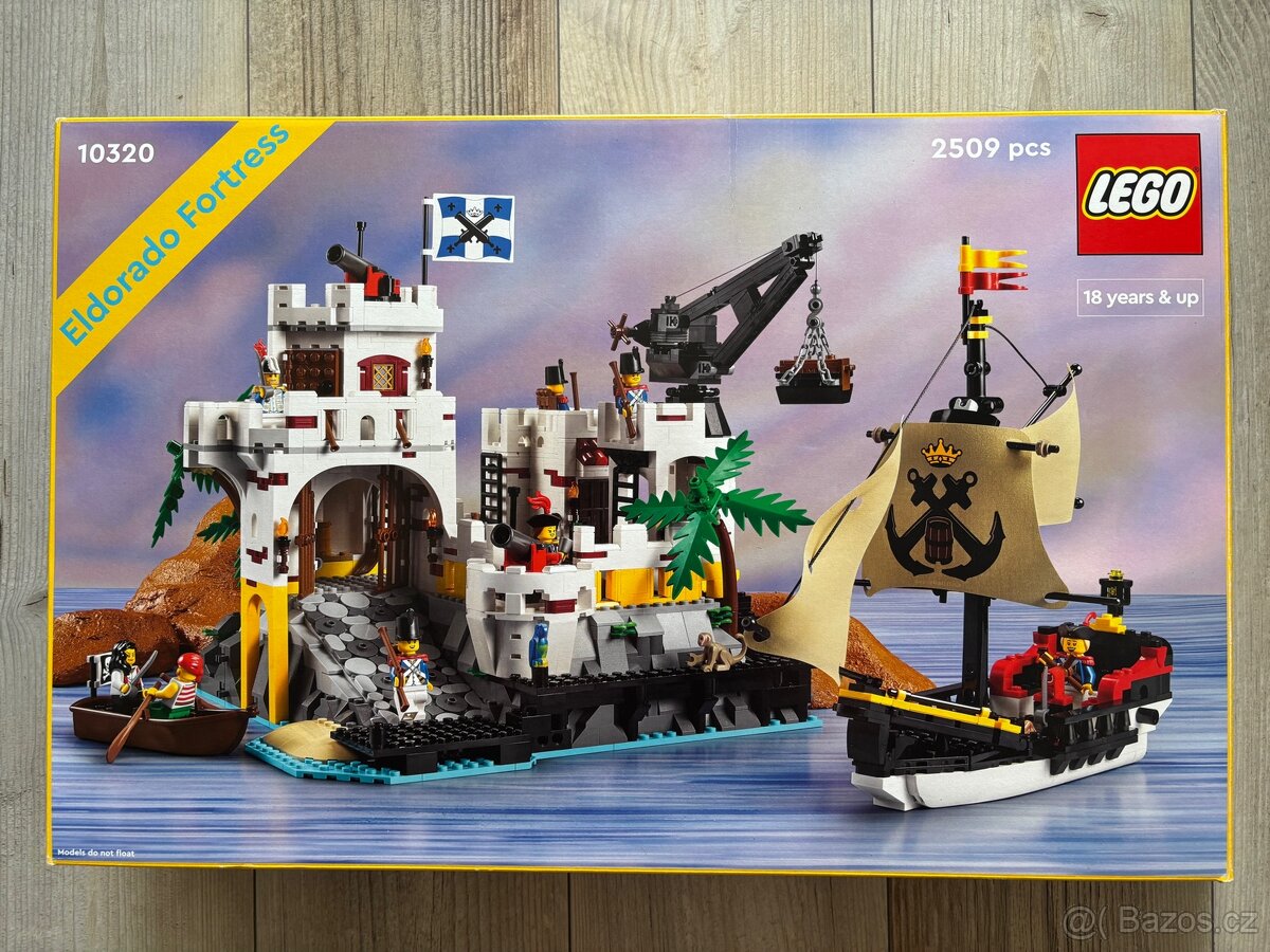 Lego piráti Icons 10320 Pevnost Eldorado + Rozšíření