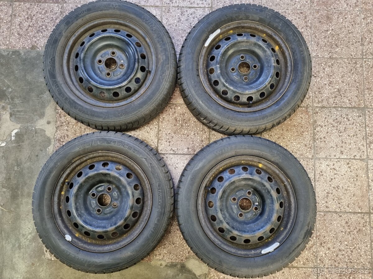 Ocelová kola disky 4x100 15" 185/60 R15