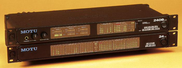 Zvukové Karty MOTU 2408 8x a MOTU 24 I/O 24 kanálů