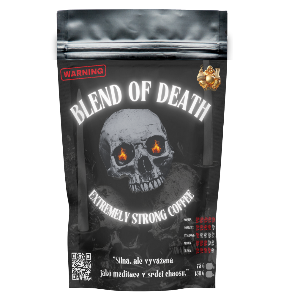 Blend of Death Coffee - zrnková káva 1000g - Buddhovy listy