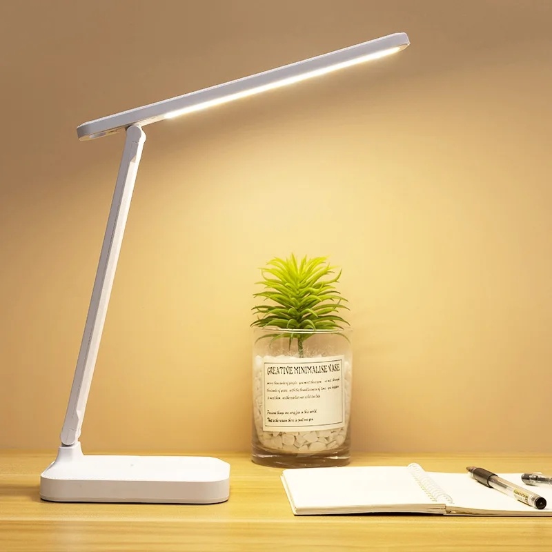 Stolní lampa LED skládací, USB zásuvná. NOVÁ.