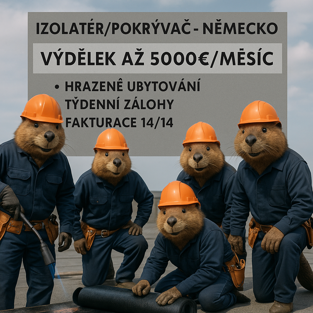 Izolatér/Pokrývač - Německo - Výdělek až 5000€/měsíc