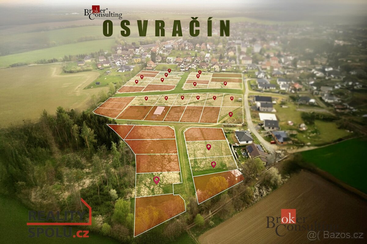 Prodej, pozemky/bydlení, 822 m2, Osvračín, Domažlice [ID 731