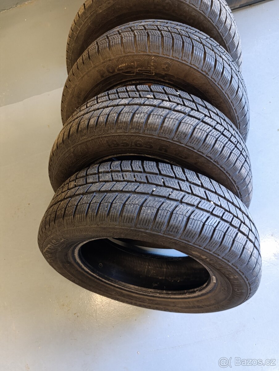 4x zimni pneu 195/65/15...91T