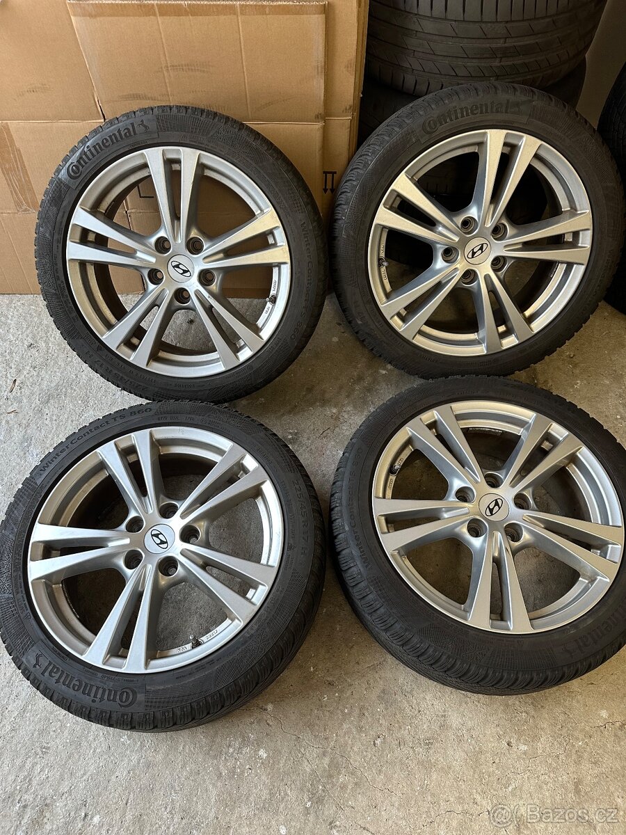 Prodám použitou zimní sadu Hyundai i30 5x114,3 225/45/17