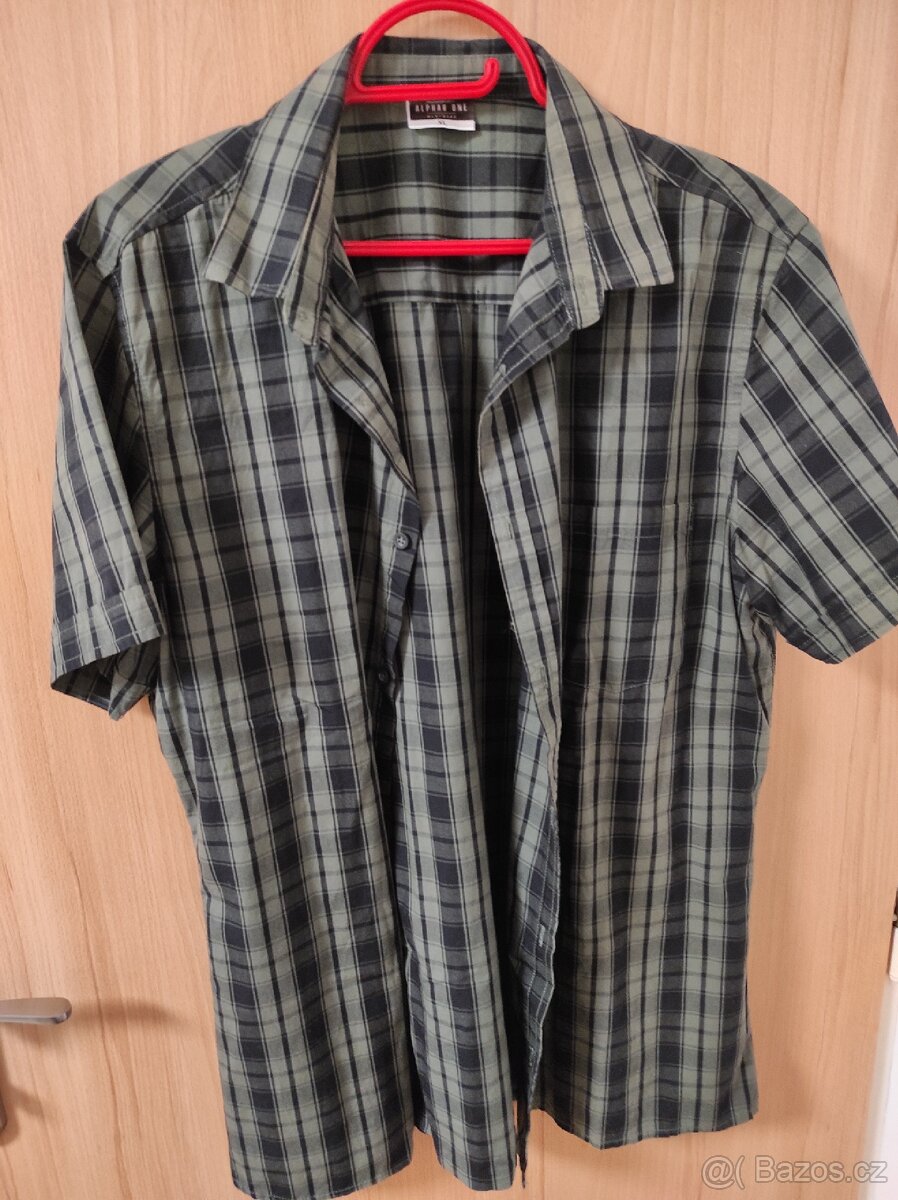 Pánská kostkovaná košile xl-alphar one