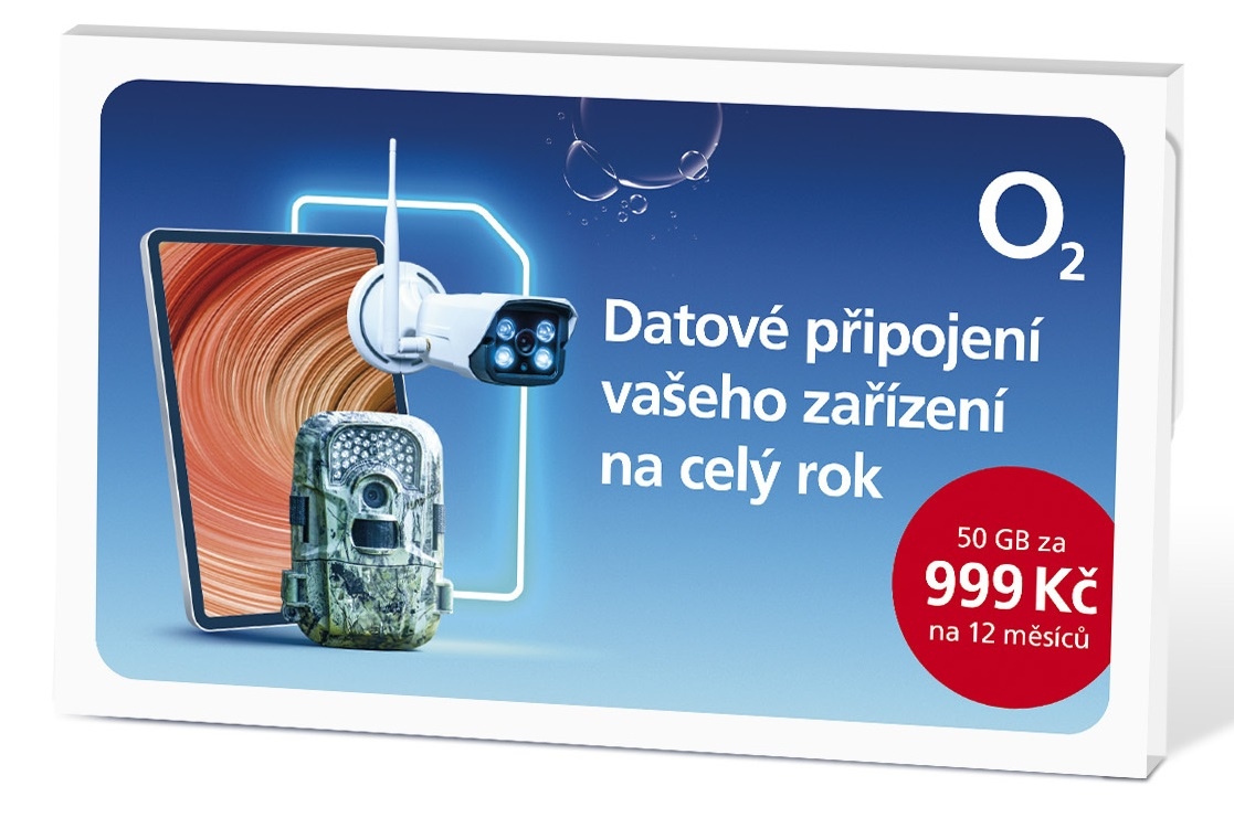 SIM karta - O2 data na rok 50 GB