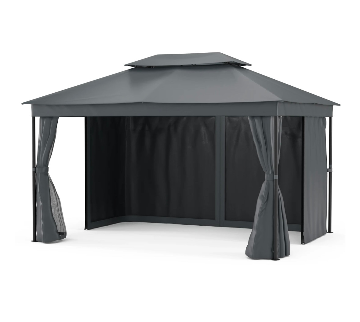 Zahradní altán Blumfeldt Mondo Dual 3x4 dark grey