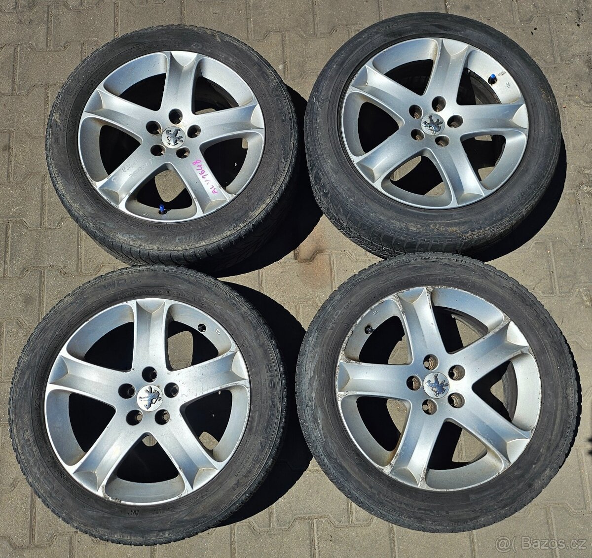 Prodám ALU kola Peugeot č. 1648