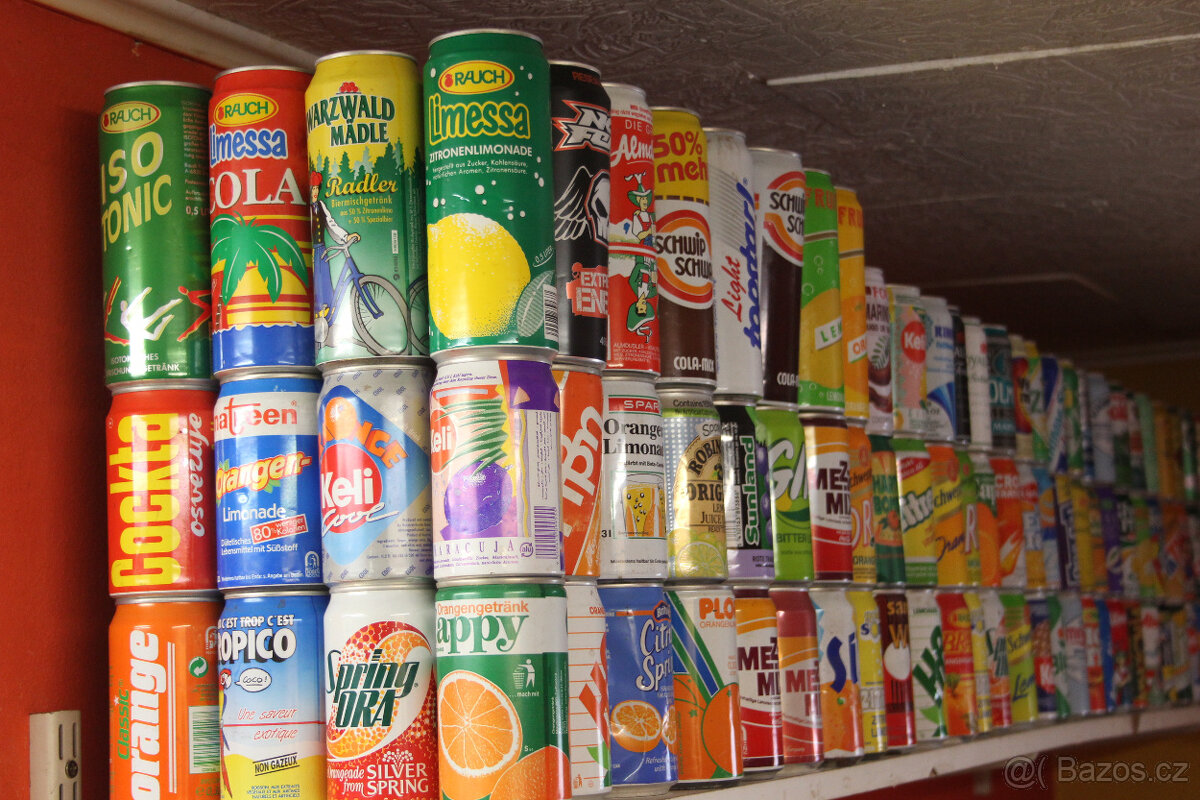 STARÉ PLECHOVKY LIMO, PIVO Z 90 LET - SBÍRKA 530 KS