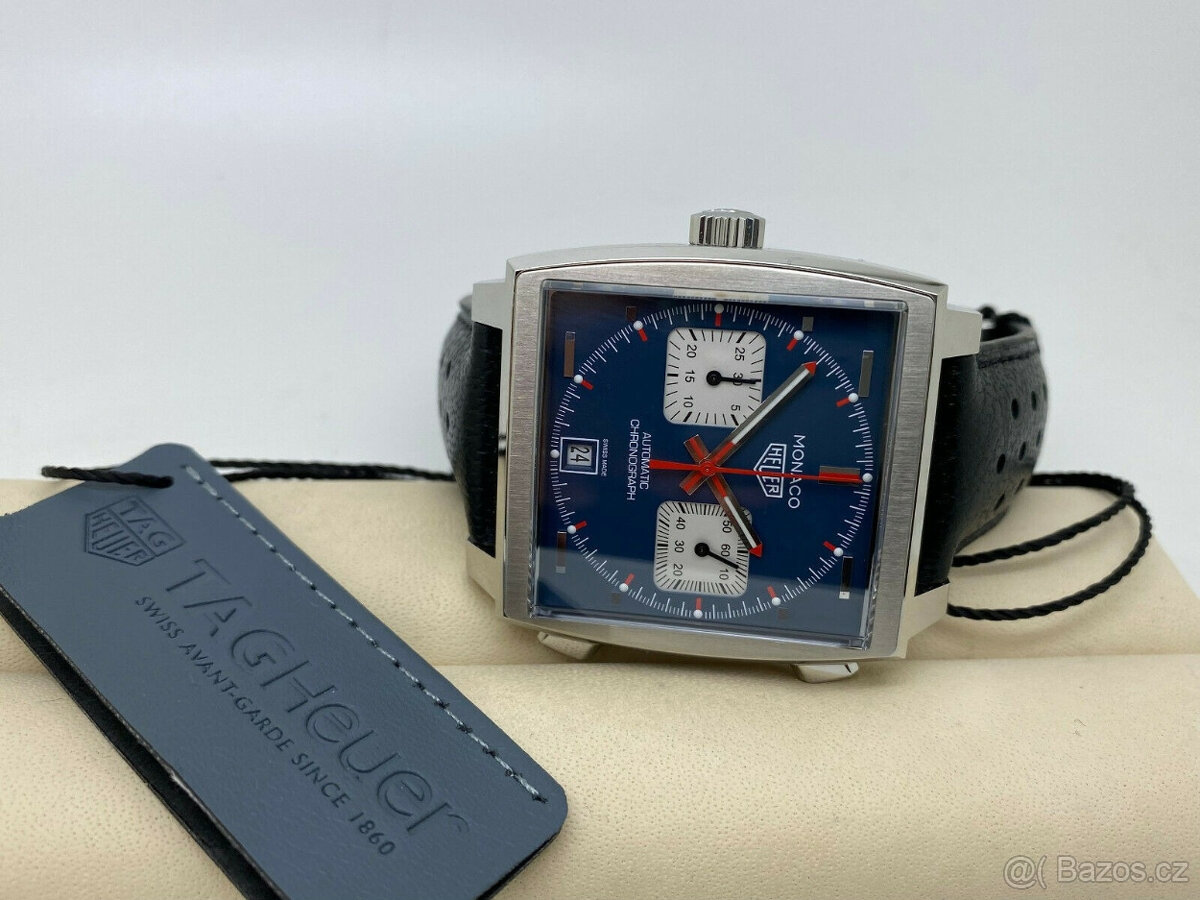 TAG HEUER Monaco Caliber 11 Krabička a papíry 05.2021 NENOŠE