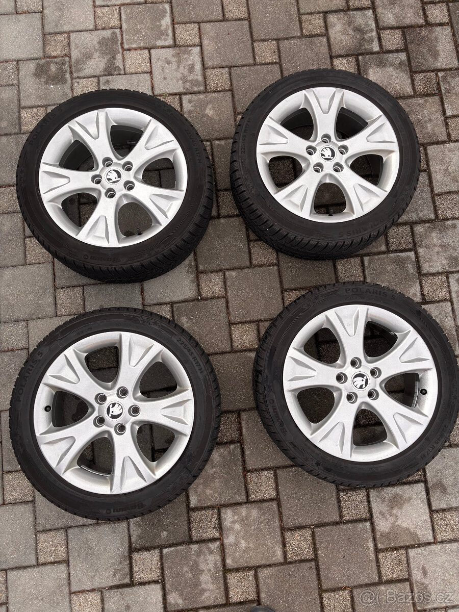 Alu 5x112 Škoda Pallas R17 - zimní sada