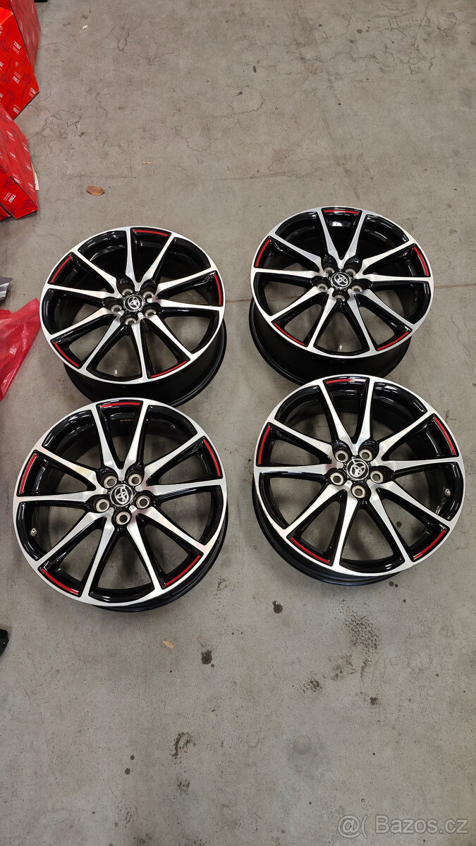 ALU disky originál TOYOTA 5x100 18x7J ET51