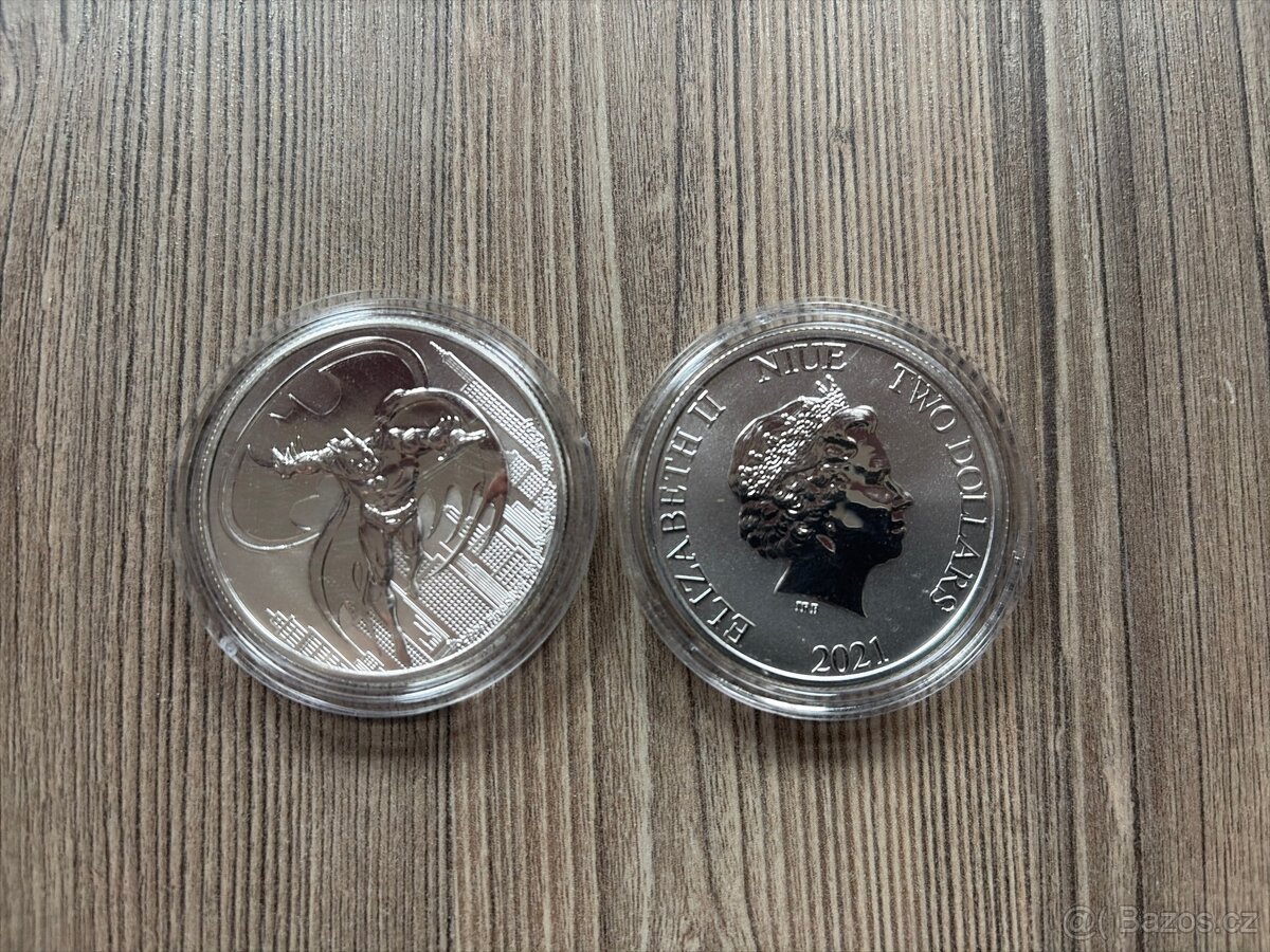 1oz stříbrná mince DC Comics Niue Batman 2021