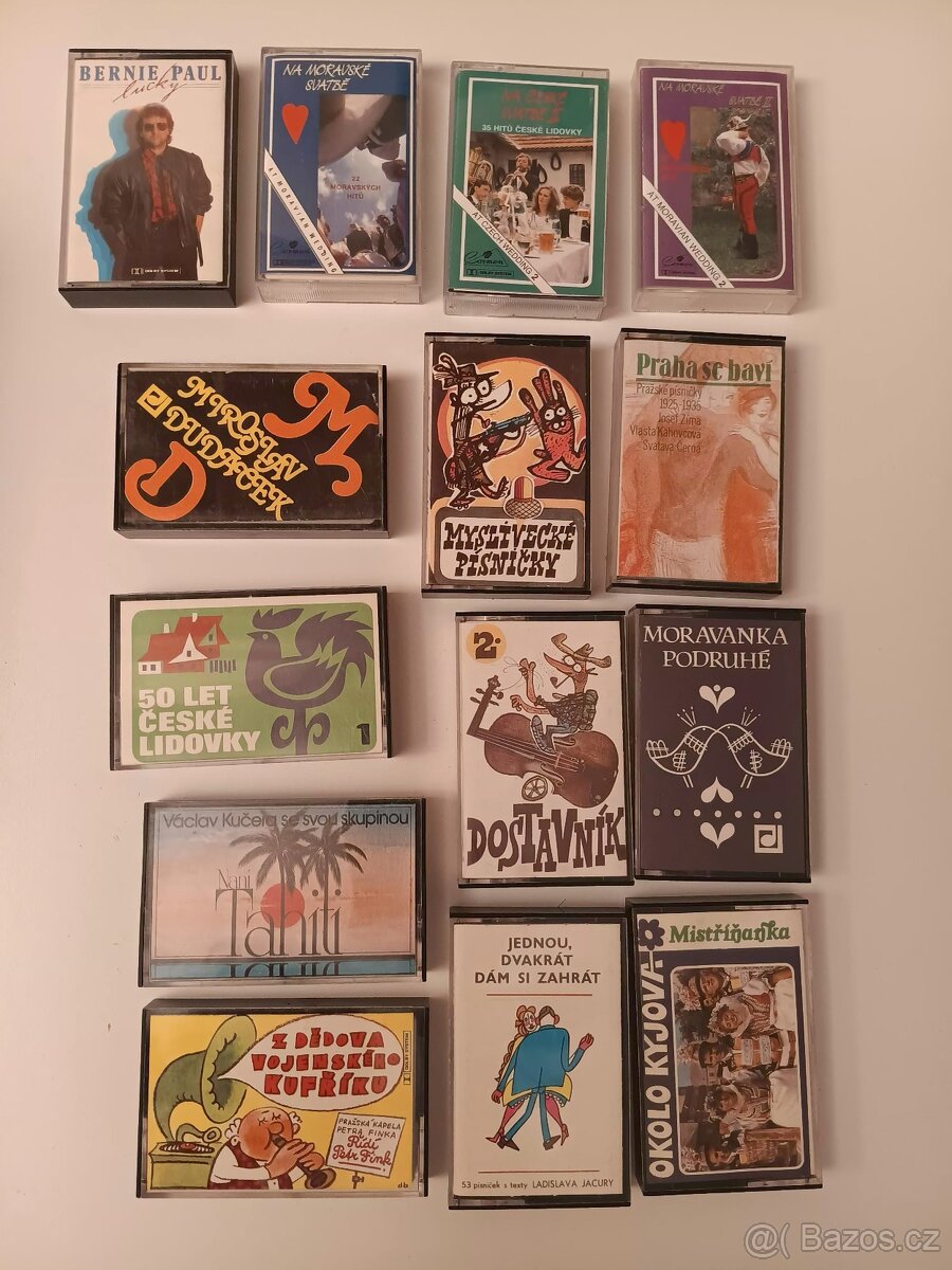 Magnetofonové kazety - originální