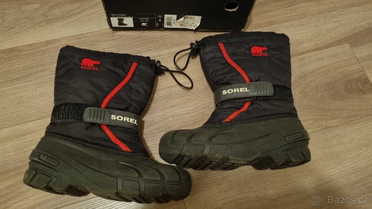Dětské zimní boty sněhule SOREL - YOUTH FLURRY vel. 35