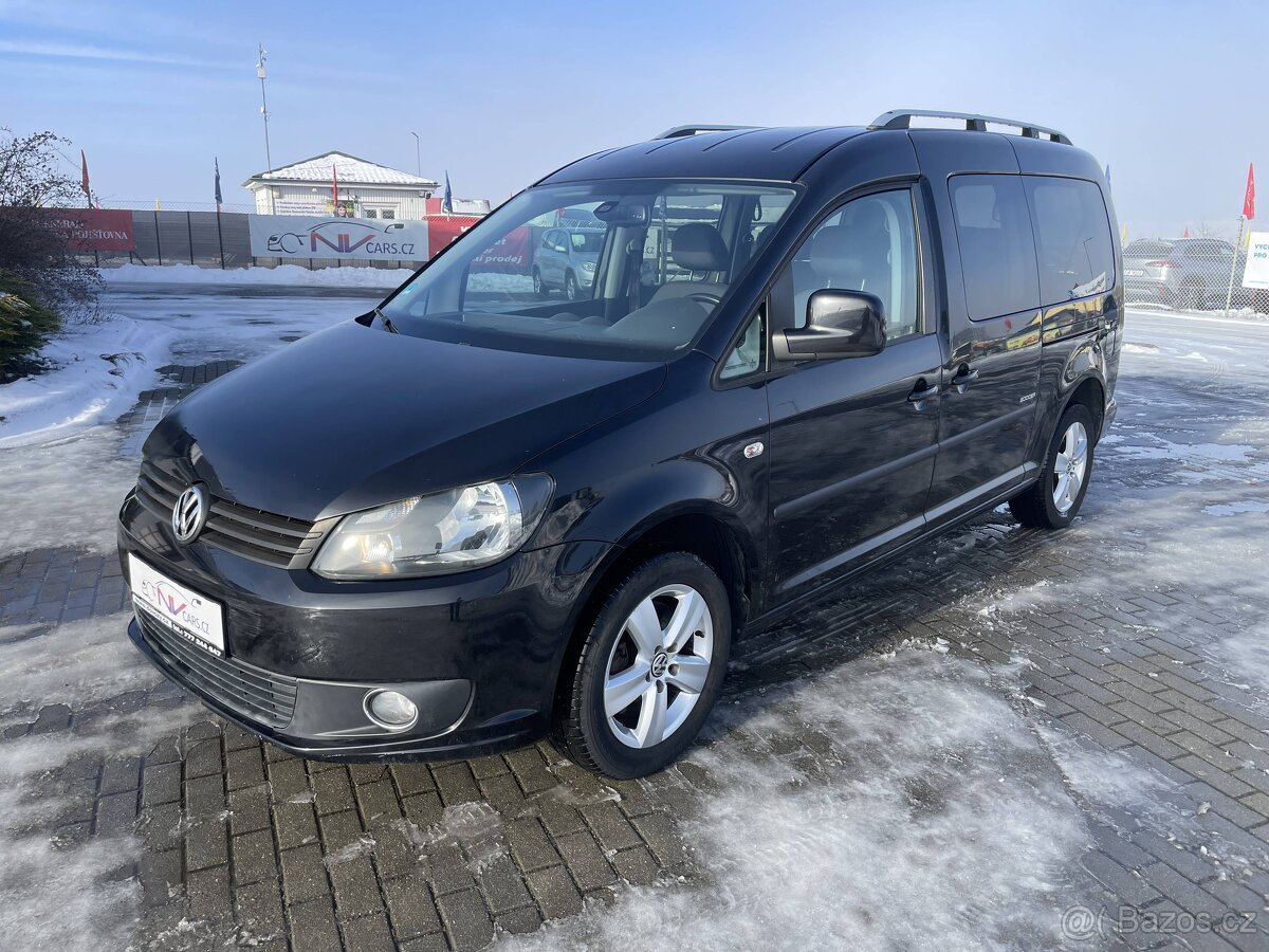 VW CADDY MAXI 2,0 TDI 103kw 7míst Tažné 2014