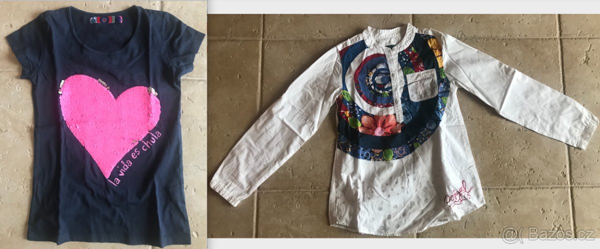 Desigual košile a triko vel. 11/12 let