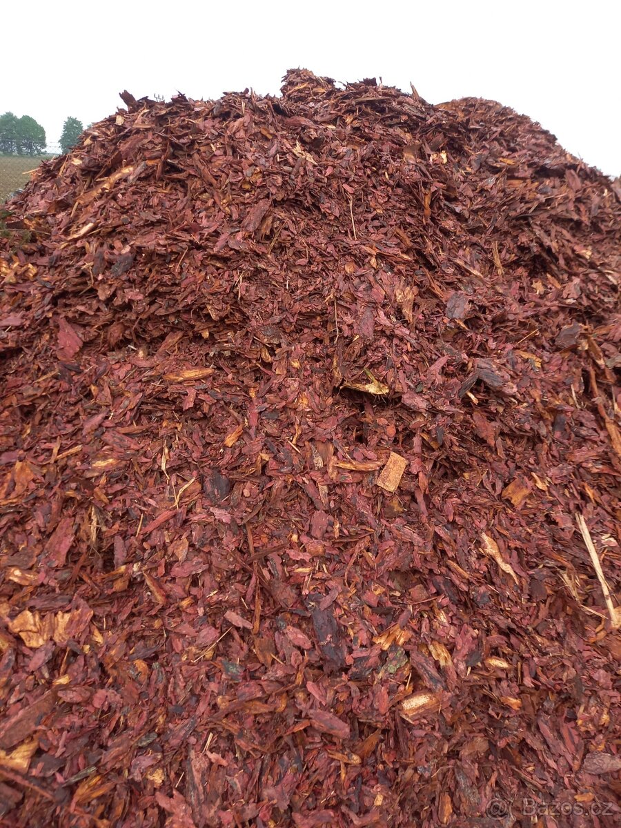 mulčovací kůra - okrasná modřínová