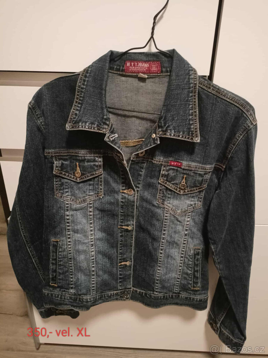 Dámská riflová bunda - vel. XL