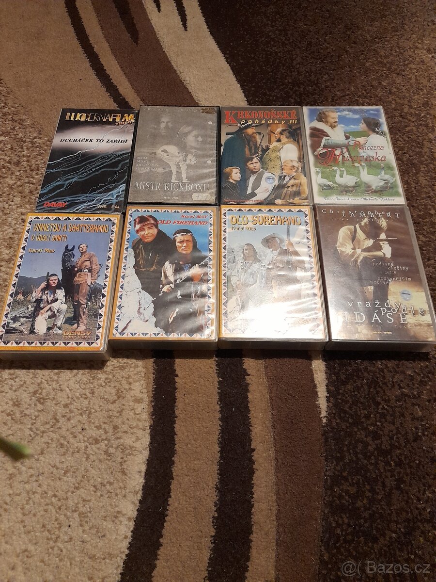 Prodám VHS kazety 16ks