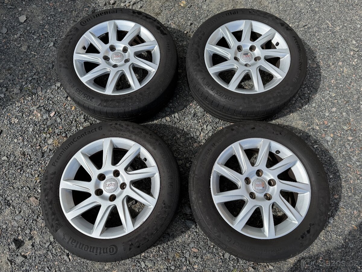 205/55r16 LETNÍ SADA SEAT EXEO 5x112 ET45 5MM
