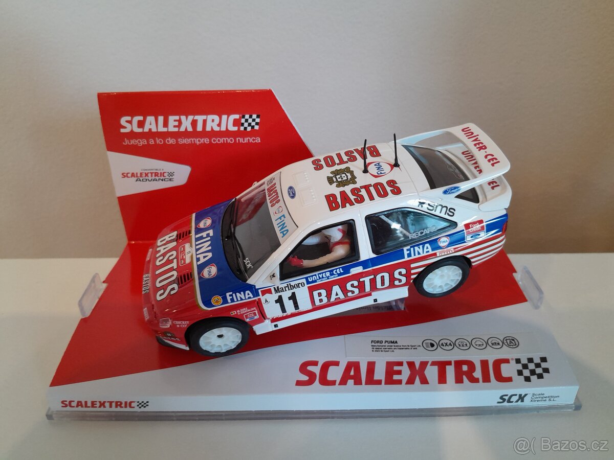 model na autodrahu FORD ESCORT COSWORTH/SCALEXTRIC-SCX