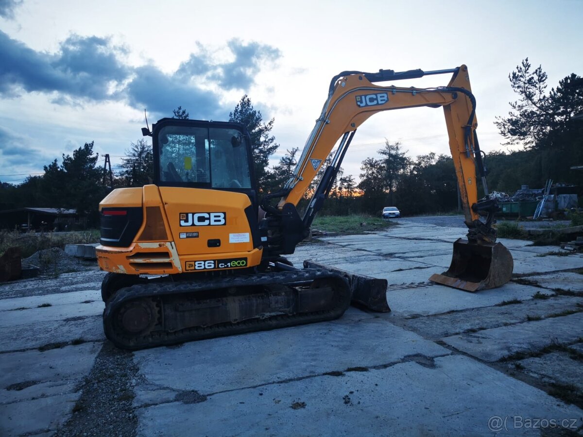 Minibagr Bagr Jcb 86 c1 eco. Ne kubota.bobcat.yanmar.volvo