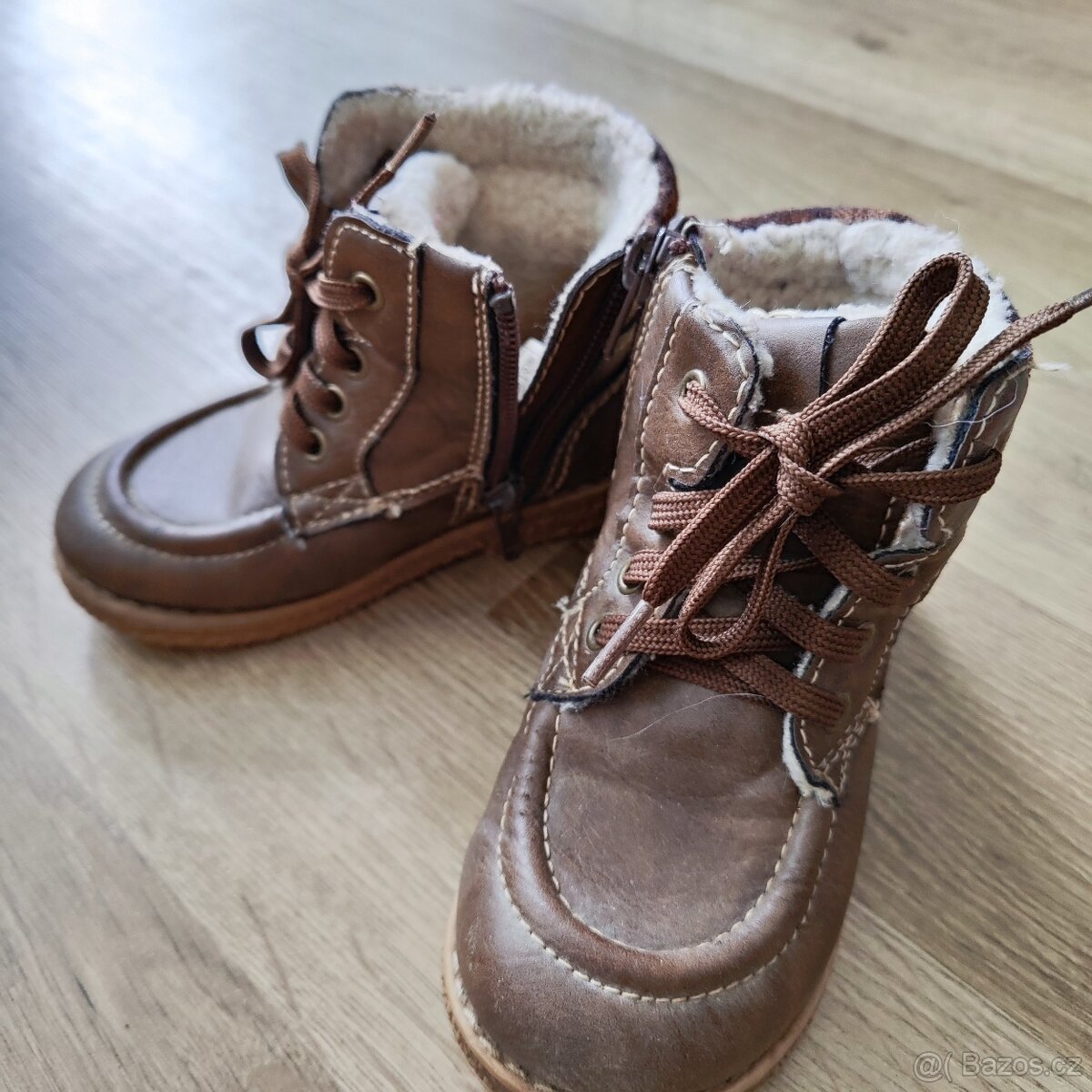Zimní dětské botky s kožíškem Bobbi Shoes 23