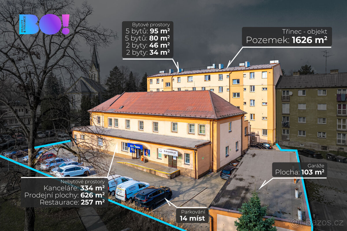Prodej komerčního areálu, Třinec - Staré Město