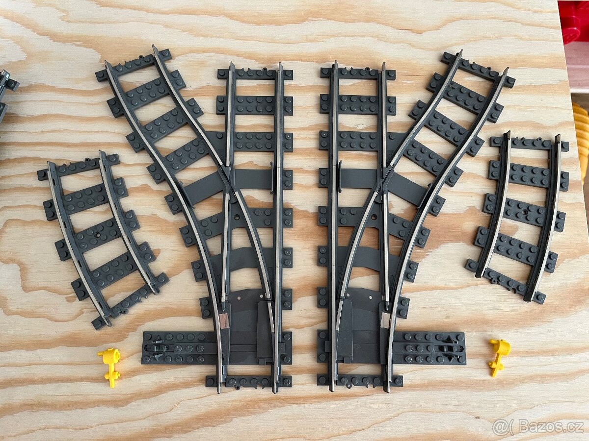 LEGO 9V KOLEJE 4531 VÝHYBKY PÁR