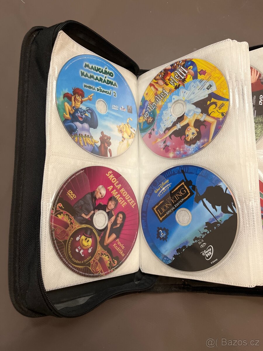 Přes 90 DVD pohádek a filmů pro děti