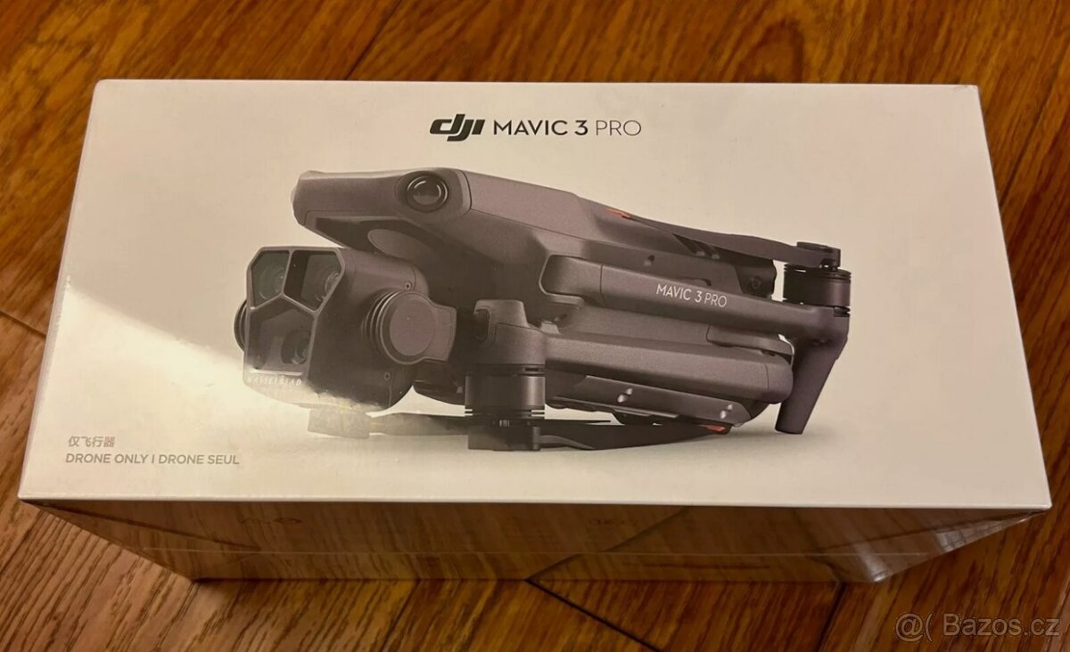 Nový DJI Mavic 3 Pro + 2x aku, RC ovl., aku dock