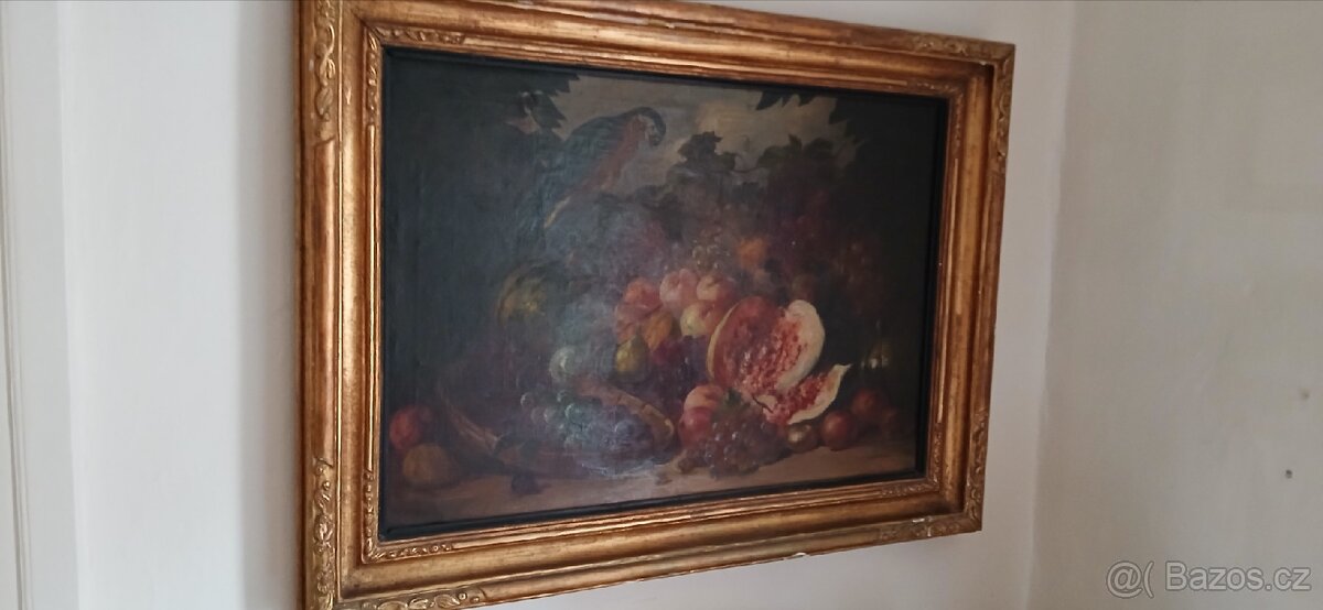 Obraz plátno velké zátiší okolo roku 1900