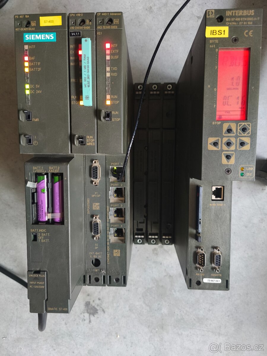 PLC Siemens sestava S7-400