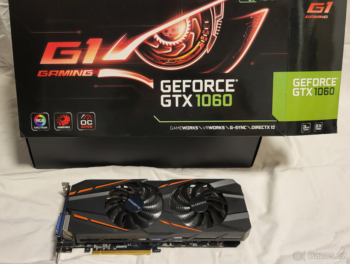 Gigabyte GeForce GTX 1060 G1 Gaming 3G