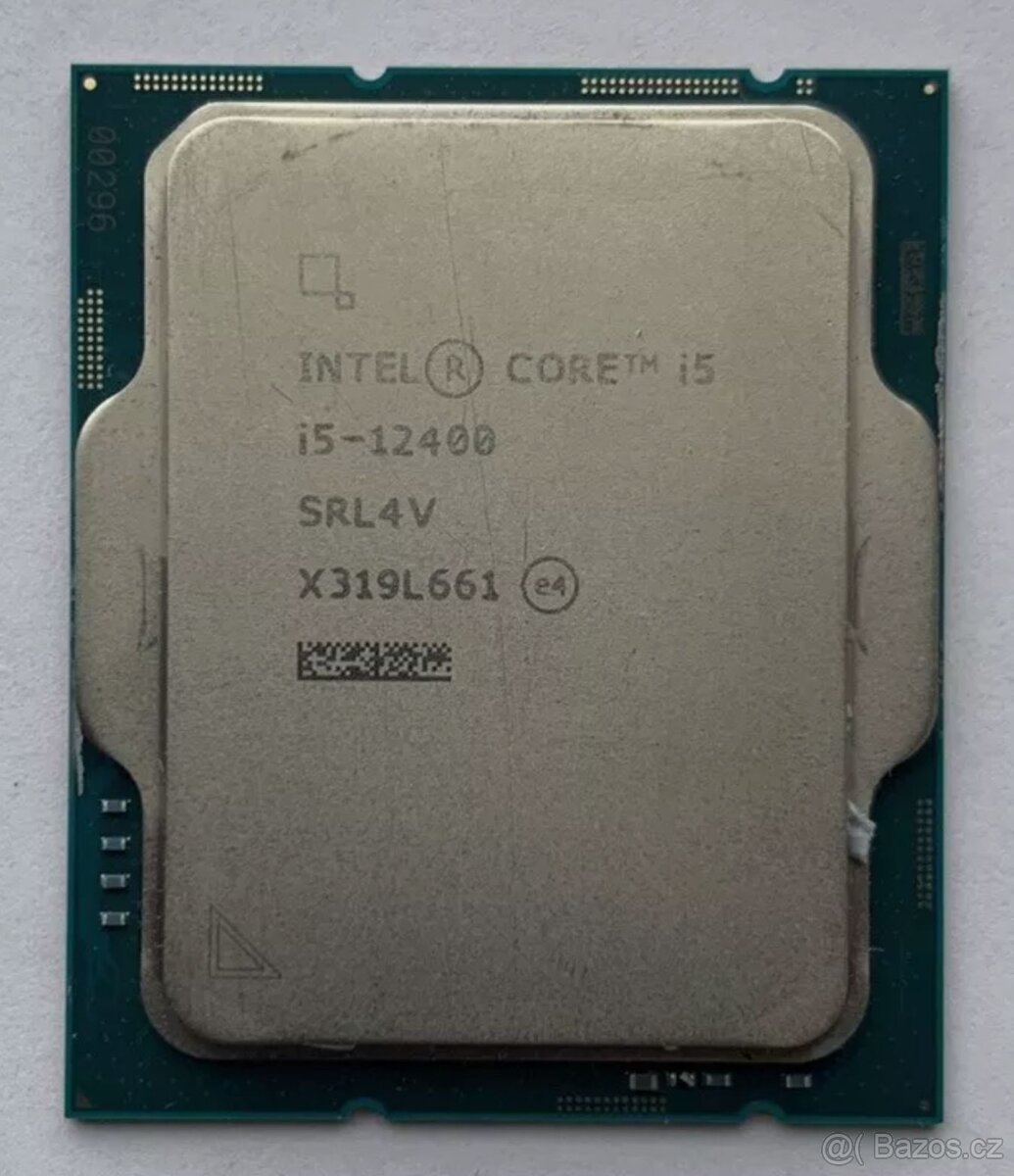 Intel Core i5-12400, 6C/12T, TDP 117W, bez chladice