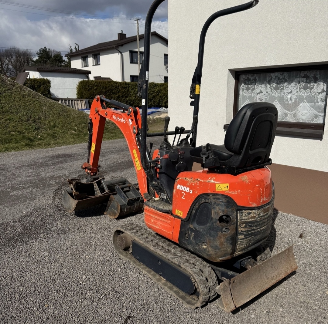 Minibagr kubota K008-3 ne u10.yanmar.takeuchi