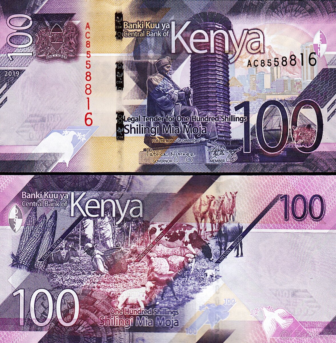 Keňa - 100 Šilinků bankovka, 2019, UNC